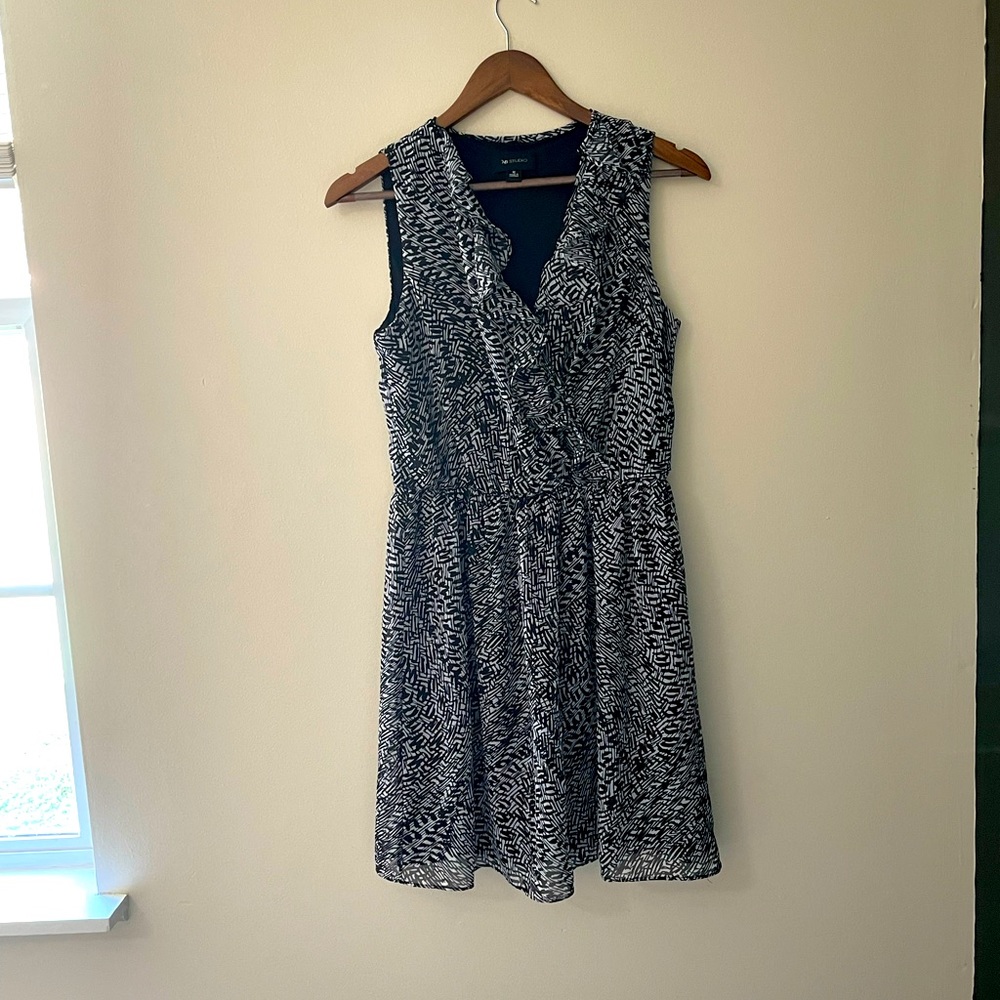 FAUX WRAP DRESS